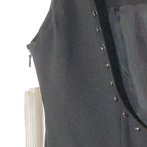 Jones New York Black Cocktail Dress - Size 10 NWT - Picture 7 of 12